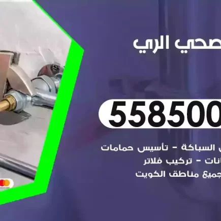 فني صحي سباك الري