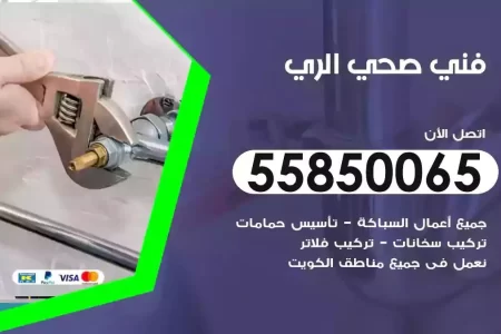 فني صحي سباك الري