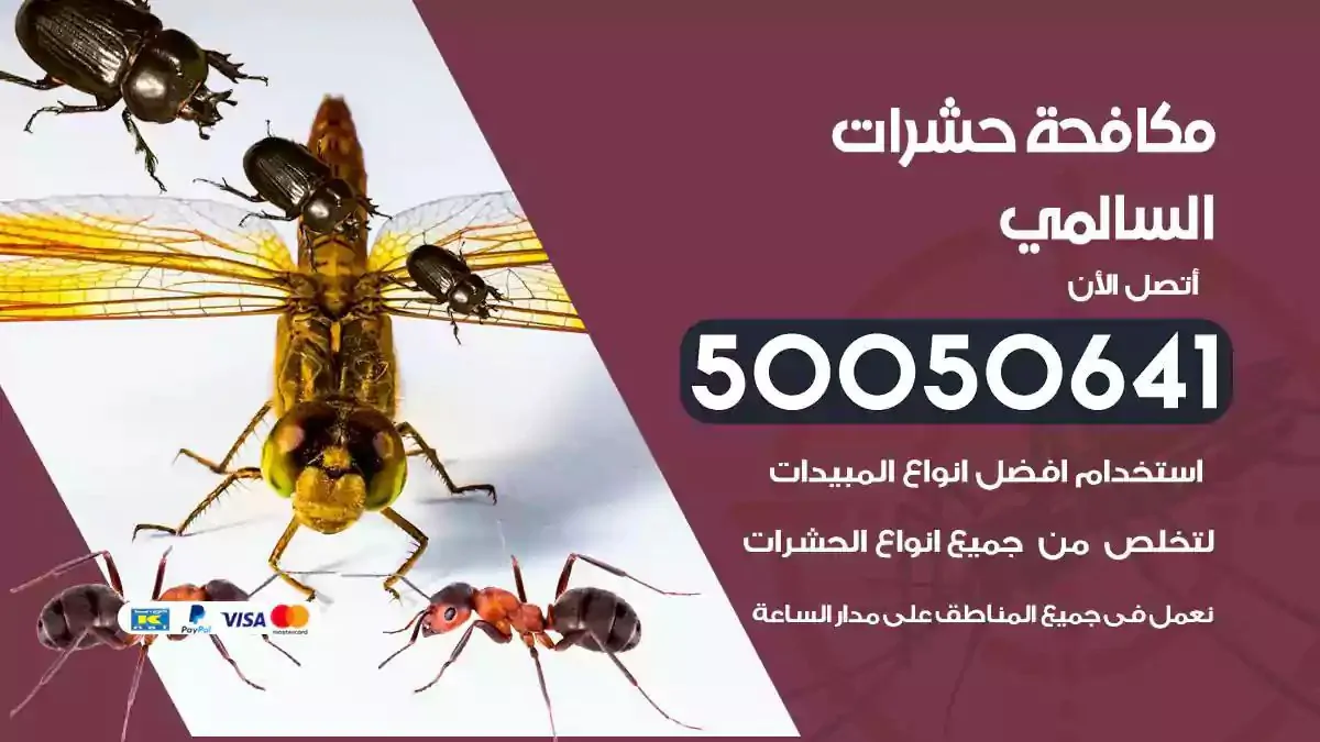 رش حشرات السالمي