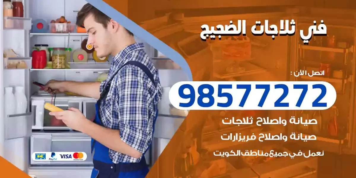 فني تصليح ثلاجات الضجيج