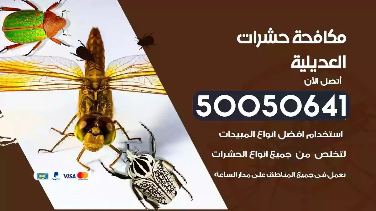 رش حشرات العديلية