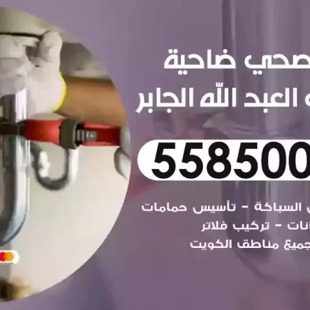فني صحي سباك ضاحية مبارك العبدالله الجابر
