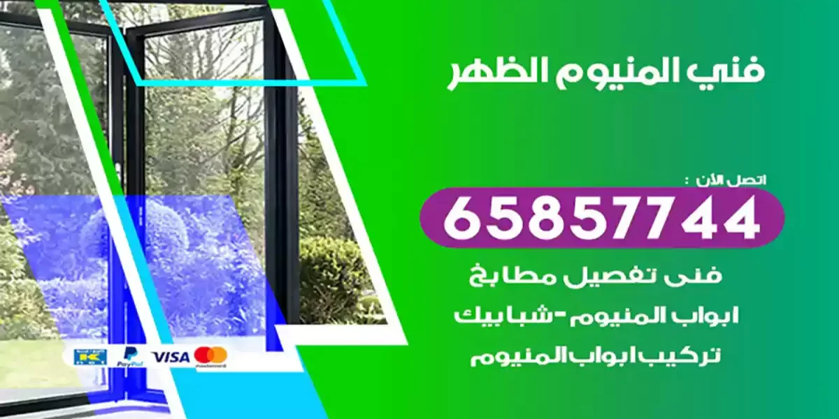 فني المنيوم الظهر